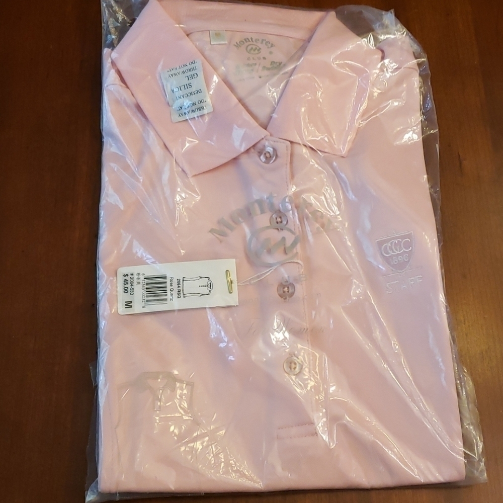 MONTEREY Sleeveless Dri-Fit CGCC Golf Shirt NWT